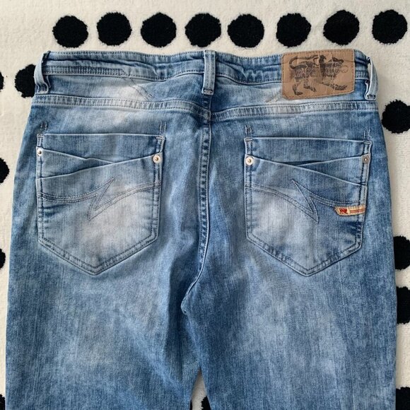 Parasuco Y2K Acid Wash Distressed Slim Straight Leg Jeans - Picture 5 of 15